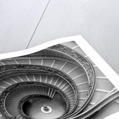 Spiral staircase in Vatican by Assaf Frank